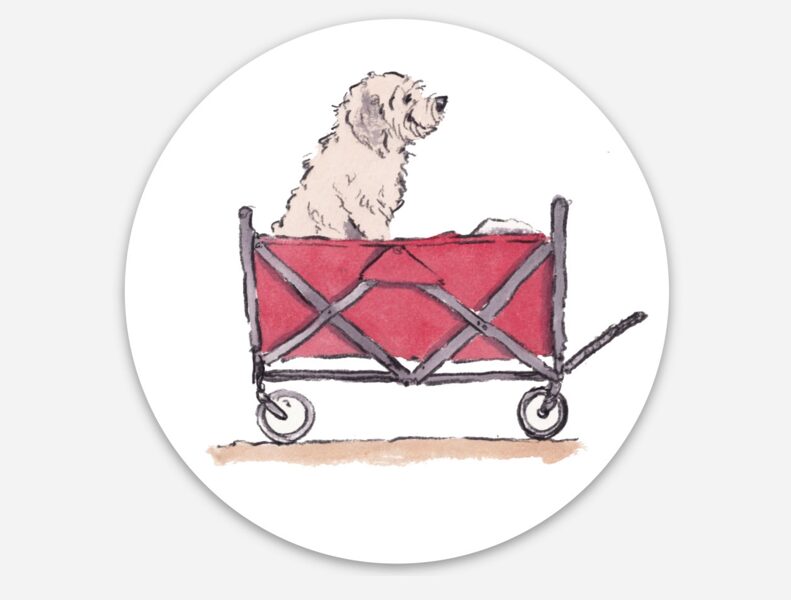 Roxie in the Waggin’ Wagon By Iain Welch